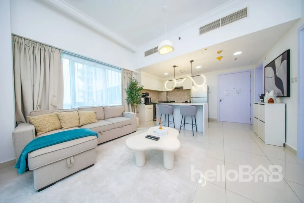 Appartement 1 chambre à Canal Walk | Piscine et salle de sport | Proche du Burj Khalifa